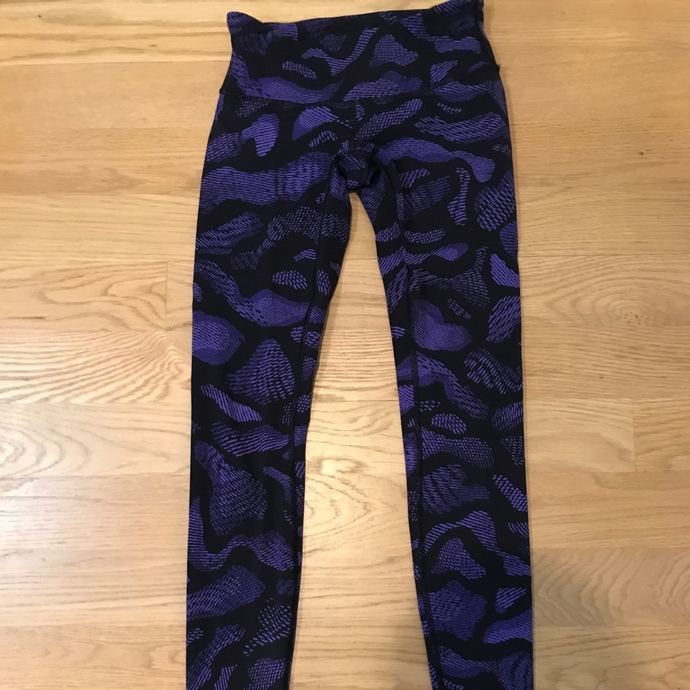 Lululemon Black and Purple Leggings